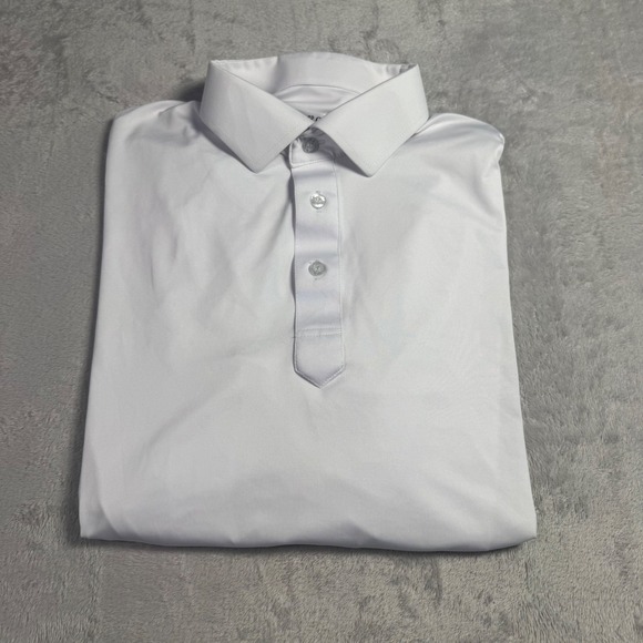 Collars & Co. Other - NWOT Collars & Co Men Featherweight Dress Collar Polo Short Sleeve Shirt M White